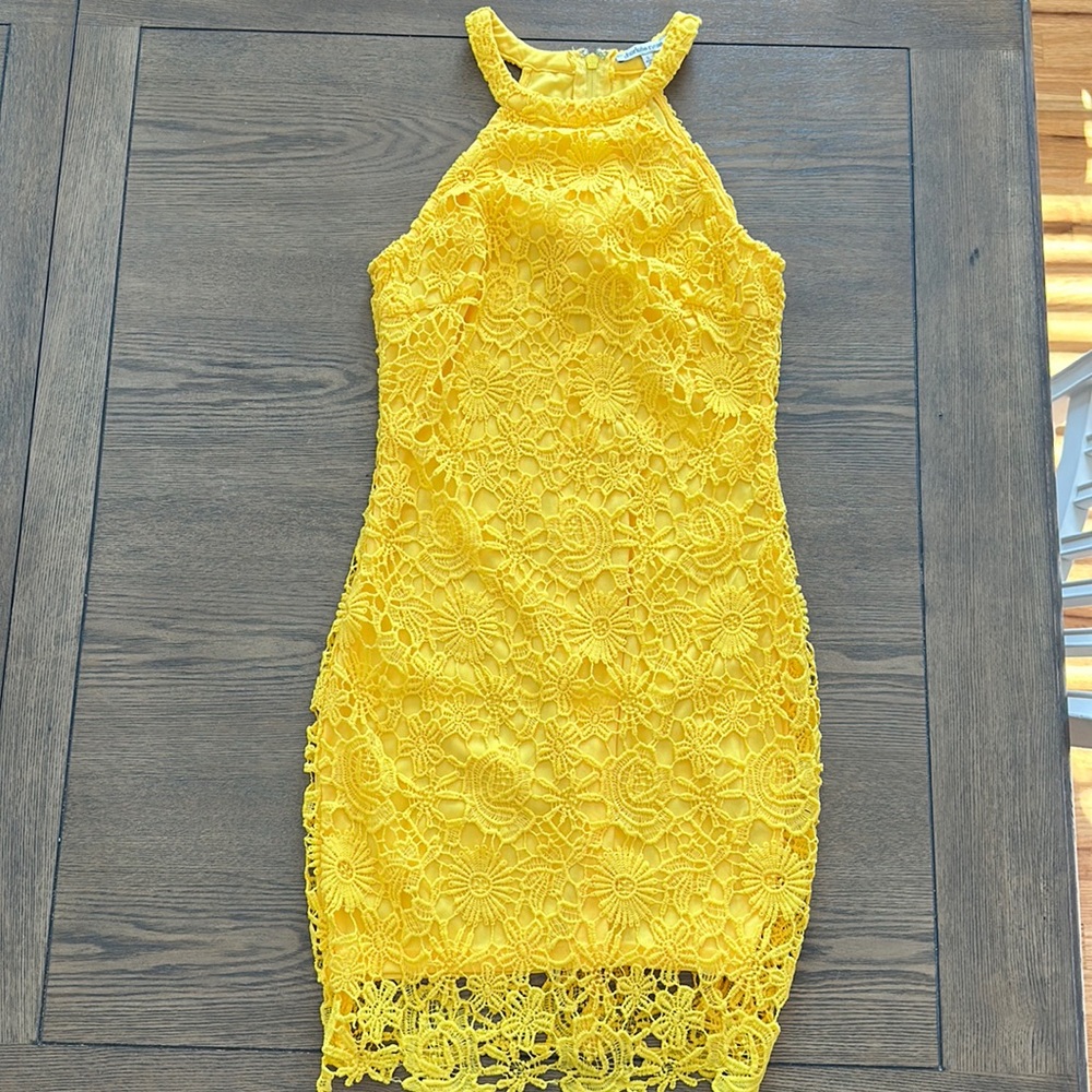 Yellow Lace Dress 💛✨
